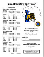 Sample of the Free Master Order Form